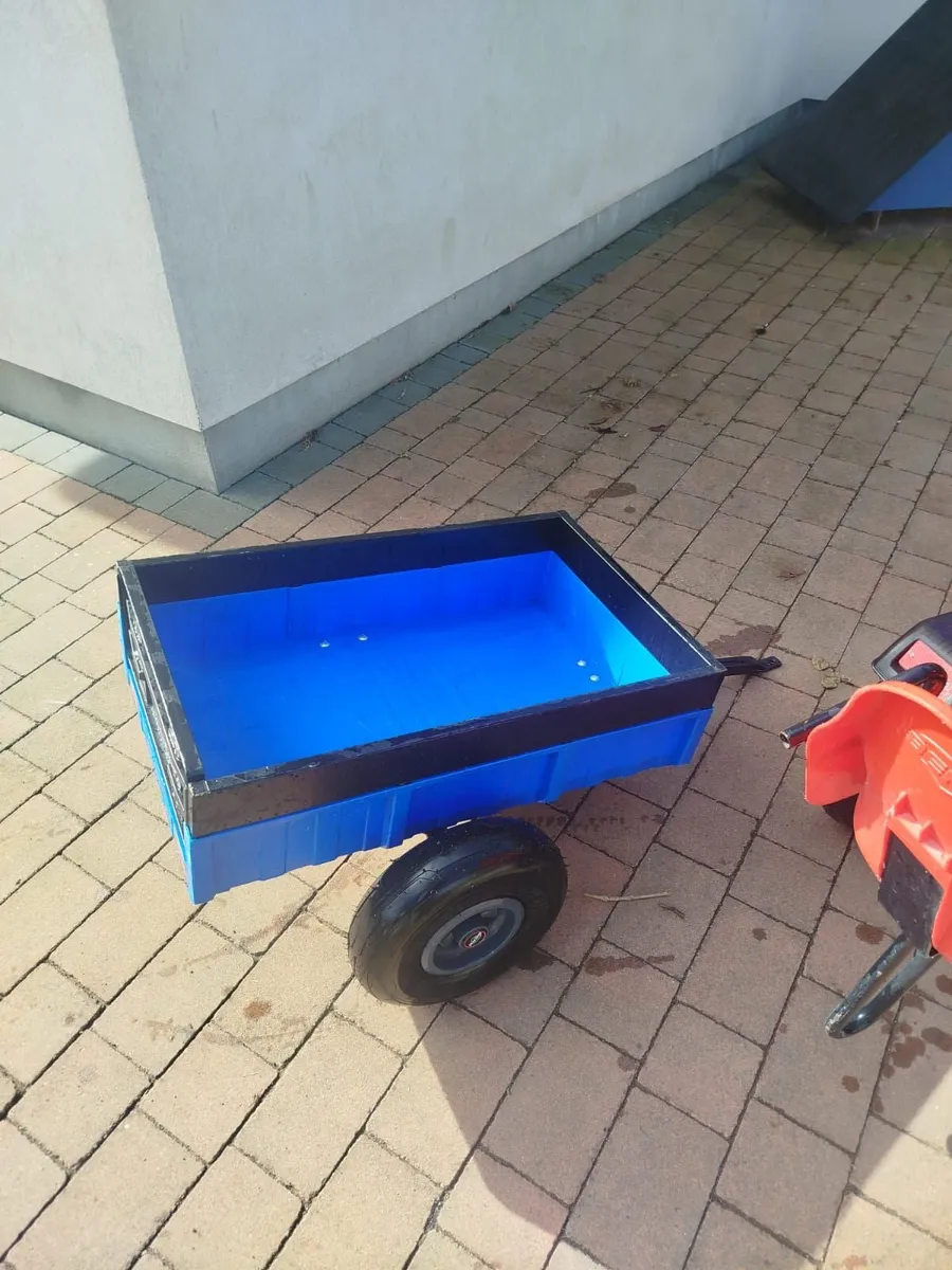 Berg go kart with trailer and add.seat - Image 4