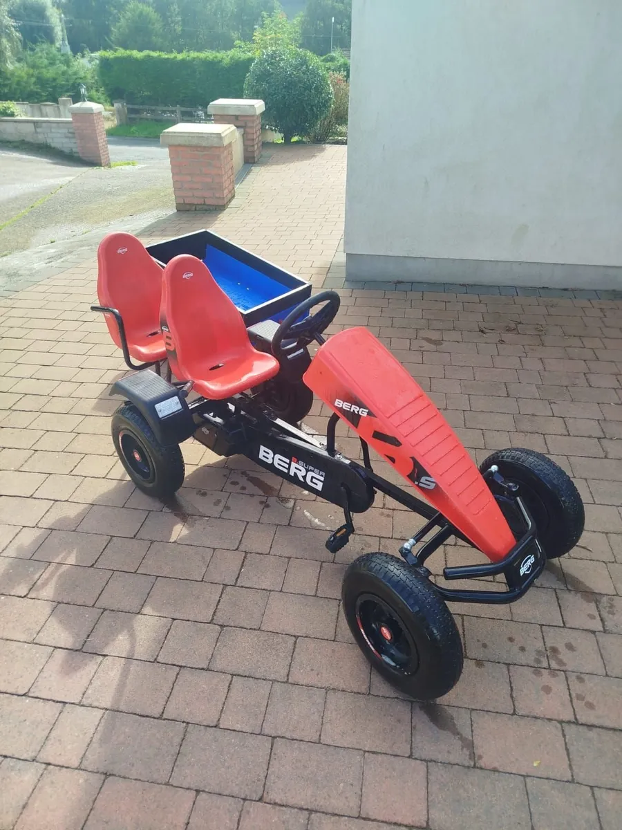 Berg go kart with trailer and add.seat - Image 3