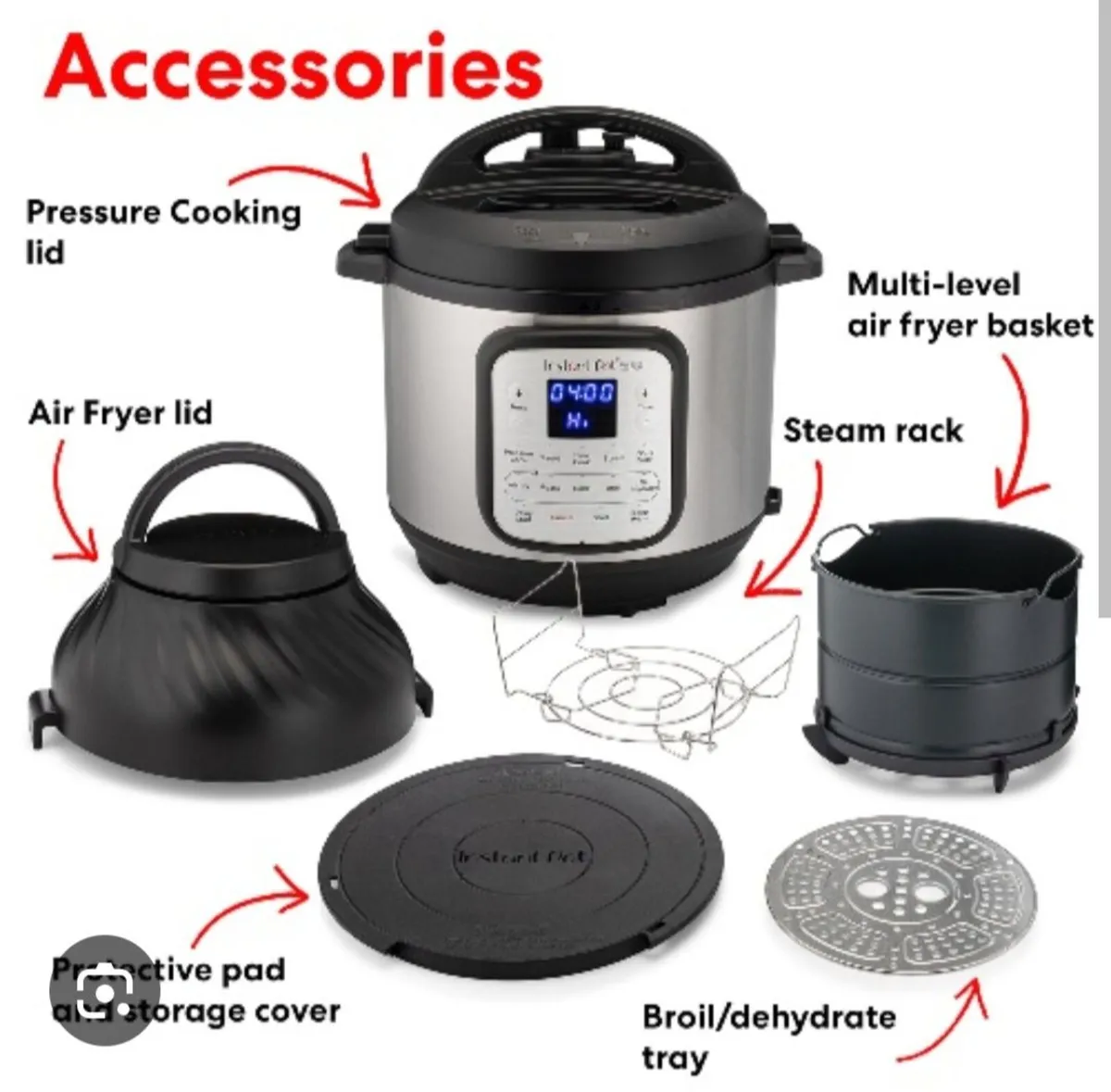 Instant Pot® 11 in 1 Duo Crisp™ + Air Fryer 8-quar - Image 2