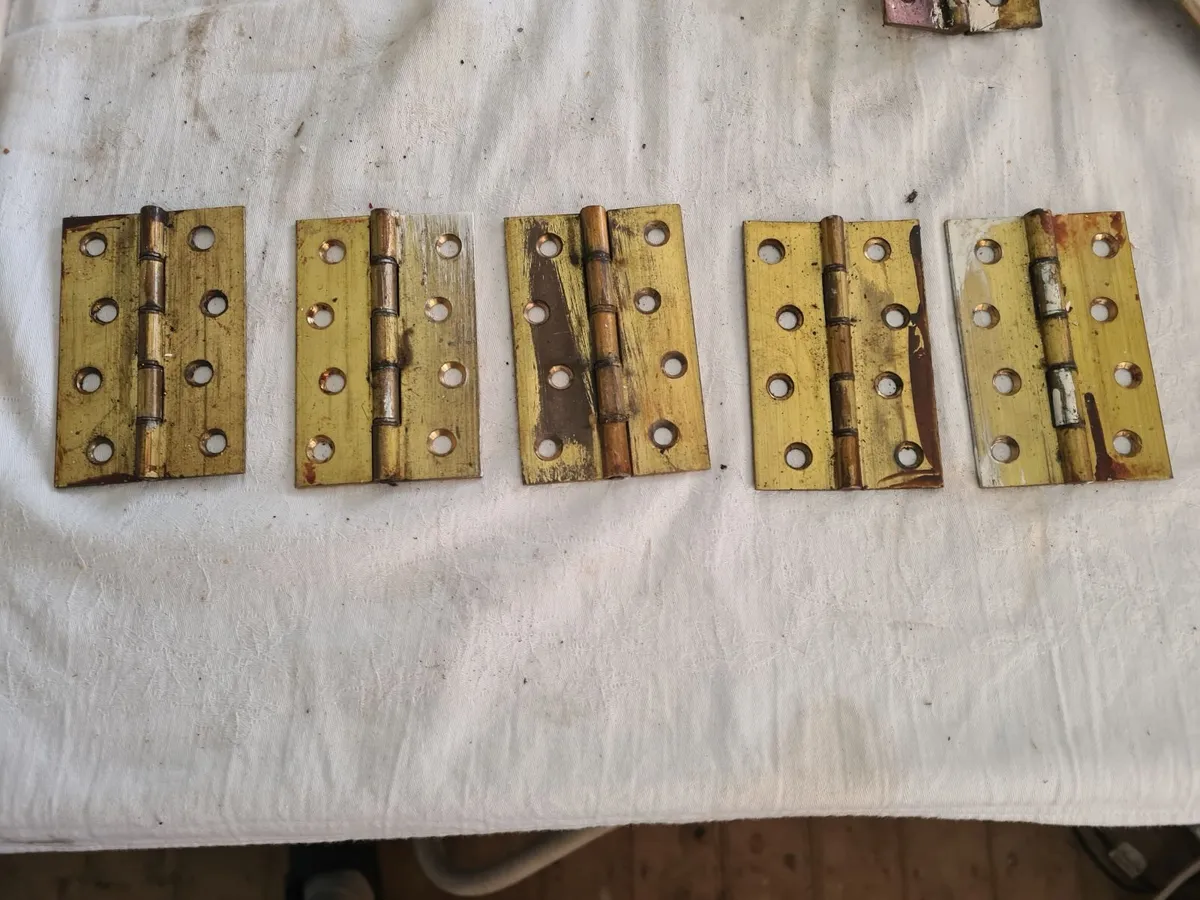 50 x 4” brass door butt hinges………………………..120