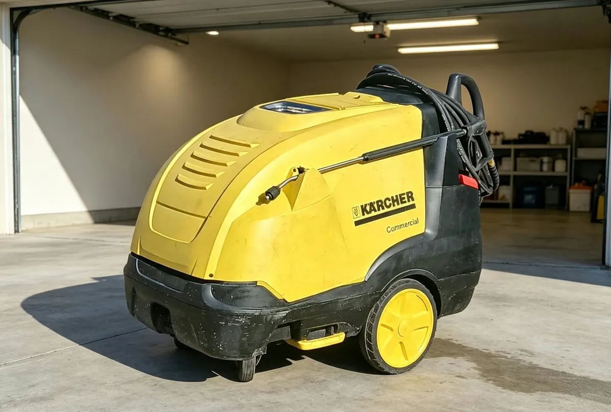 Karcher hot and cold diesel pressure washer. - Image 1