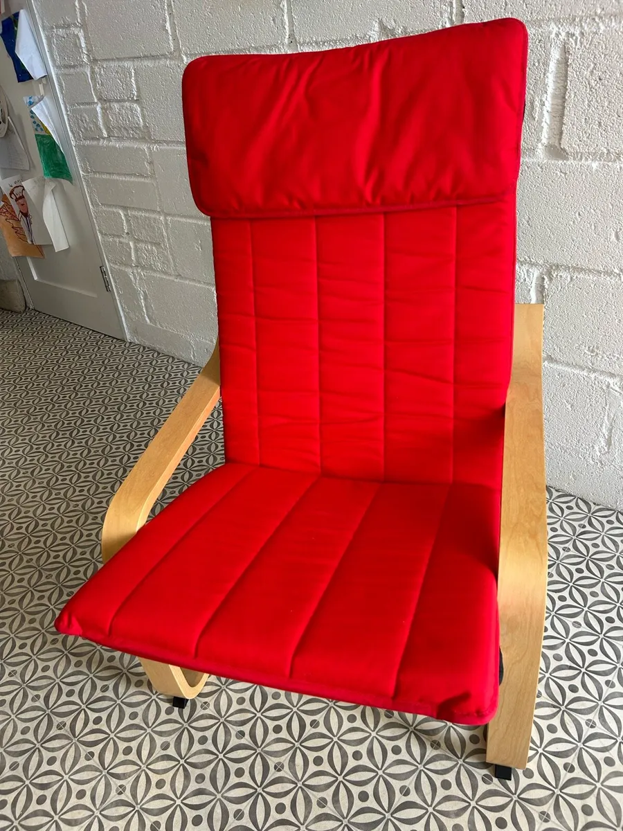 Poang armchair and foot-stool - Image 3