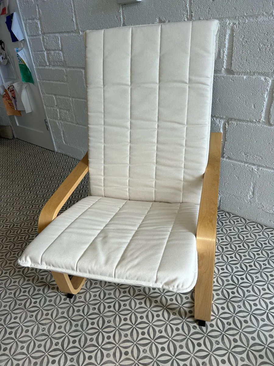 Poang armchair and foot-stool - Image 4