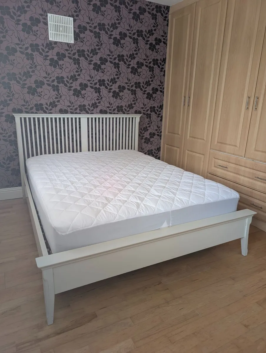 King-Sized Bed Frame & Mattress - Image 3