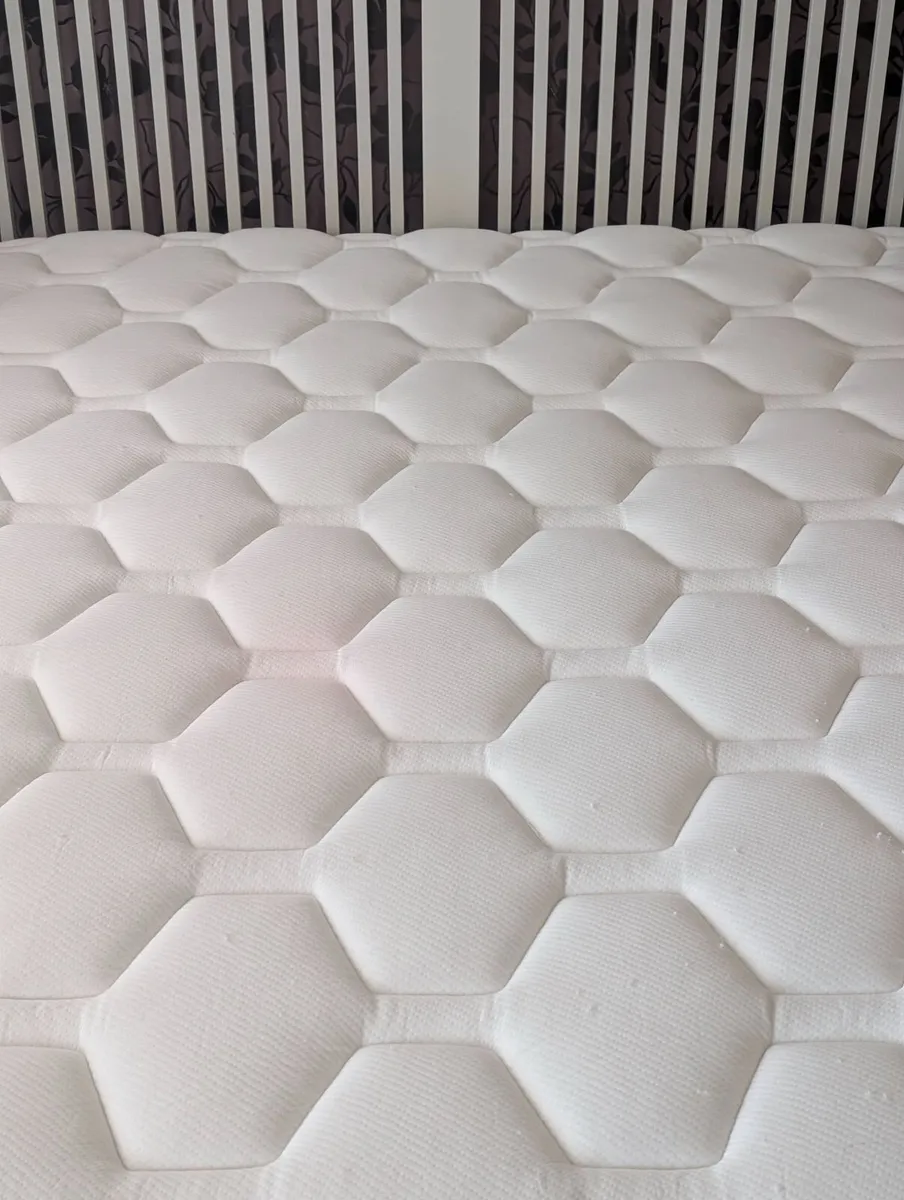 King-Sized Bed Frame & Mattress - Image 4