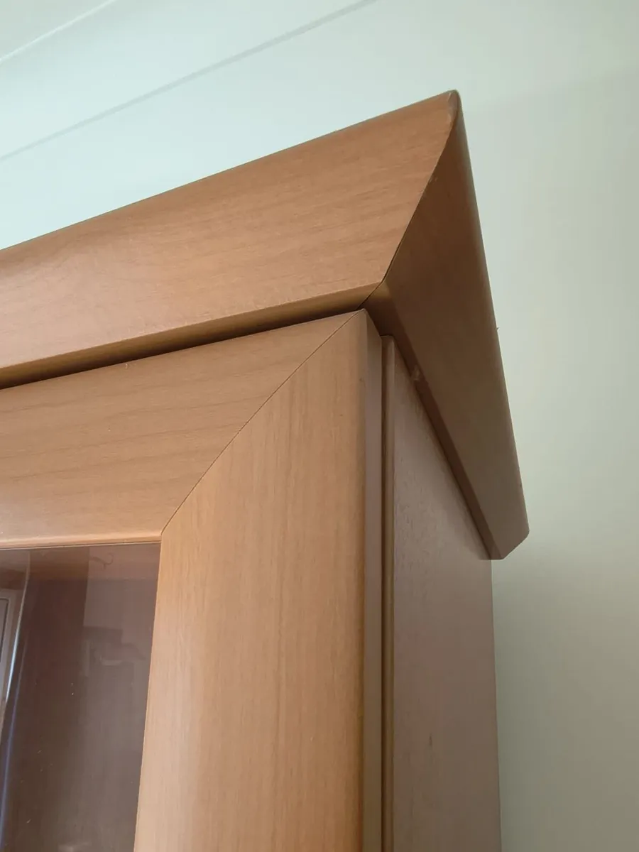 Stylish pear wood bookcase/display unit - Image 4