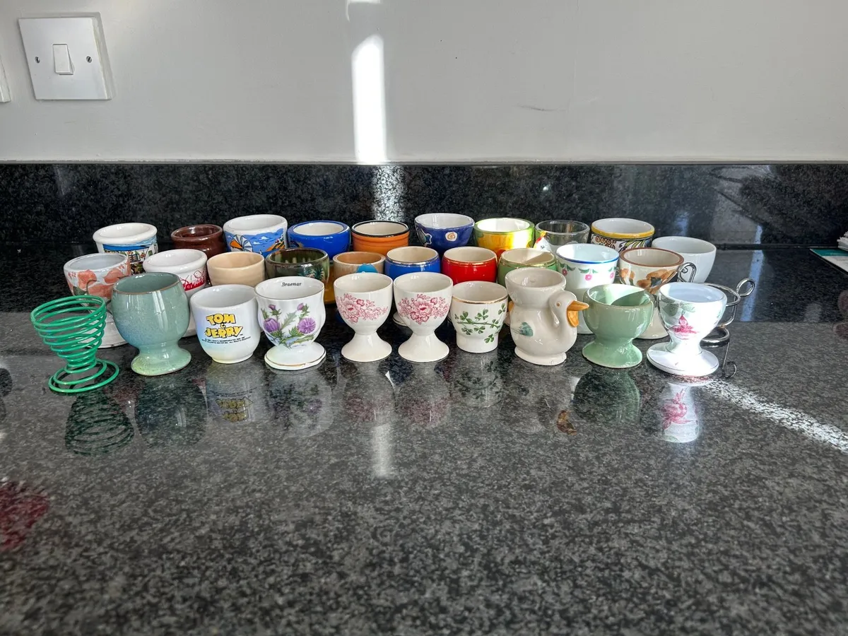 Egg cup collection