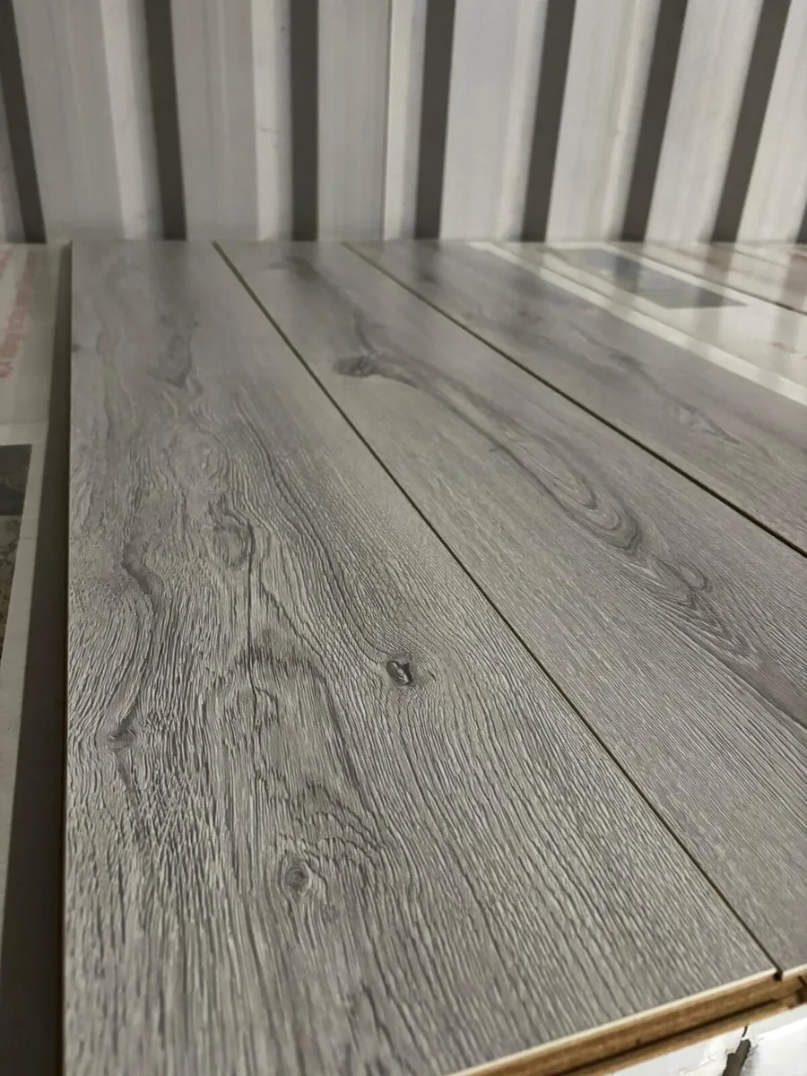 New 8mm Miami Grey Laminated Flooring - Image 1
