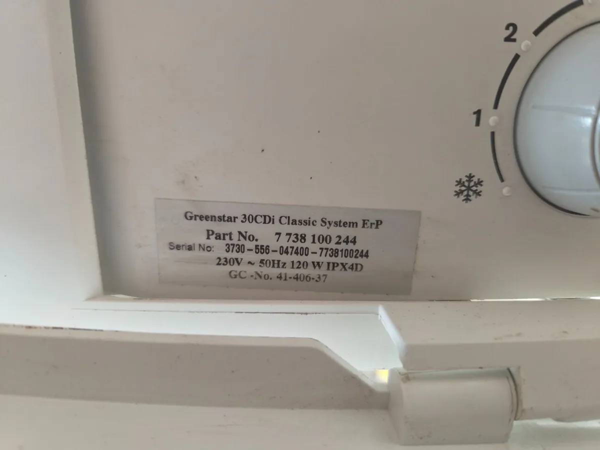 Worchester Greenstar 30CDi Gas Boiler. - Image 1