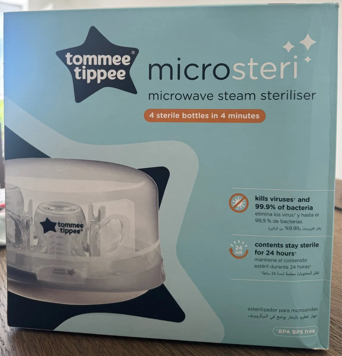 Tommee tippee microwave steam steriliser - Image 1