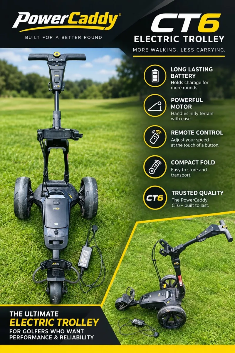 Powercaddy Electric golf trolly - Image 1