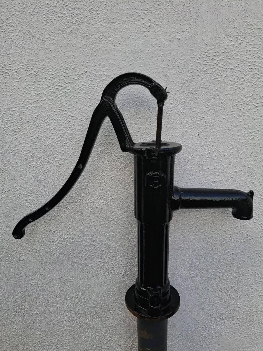 Vintage Cast Iron Hand Pump - Image 1