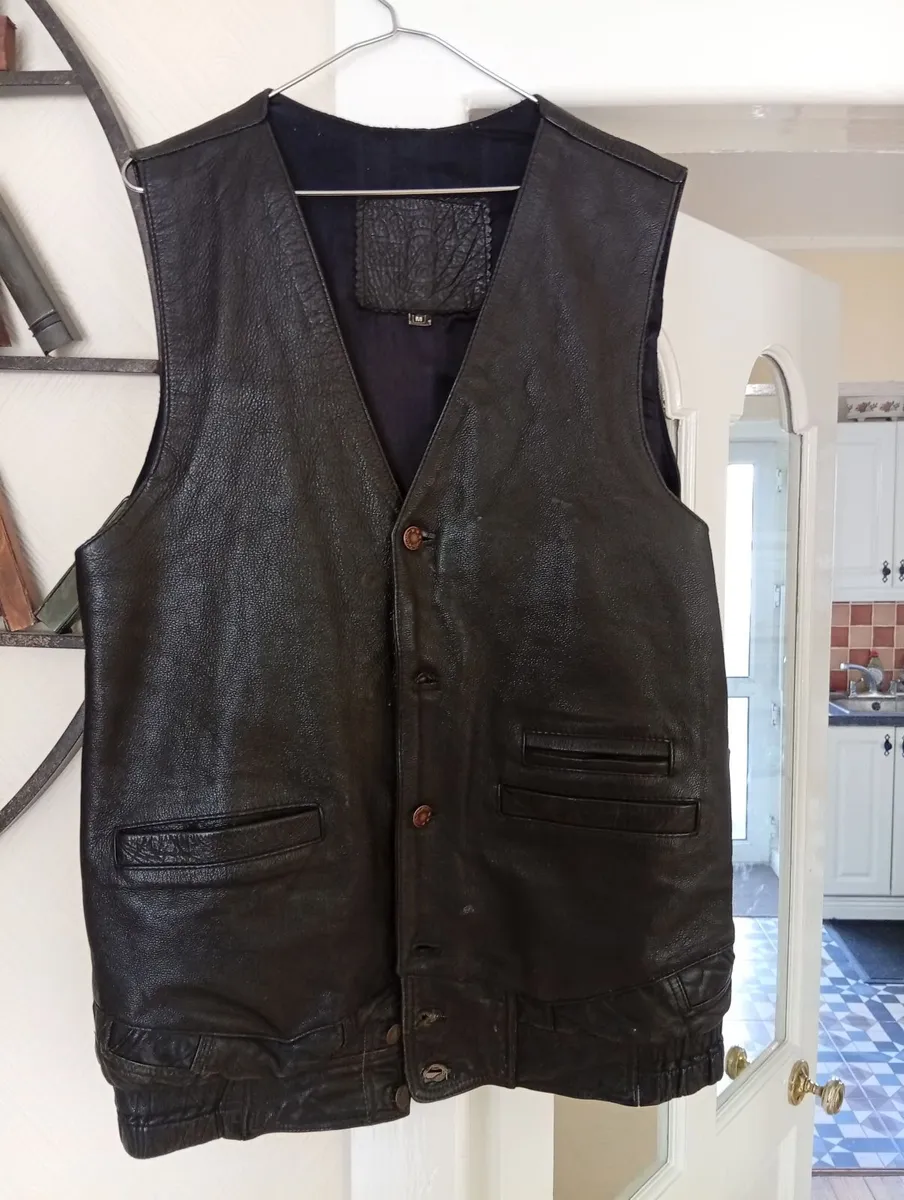 Leather waist coat - Image 2