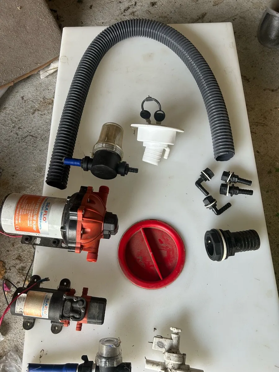 Campervan Reimo water tank and fittings