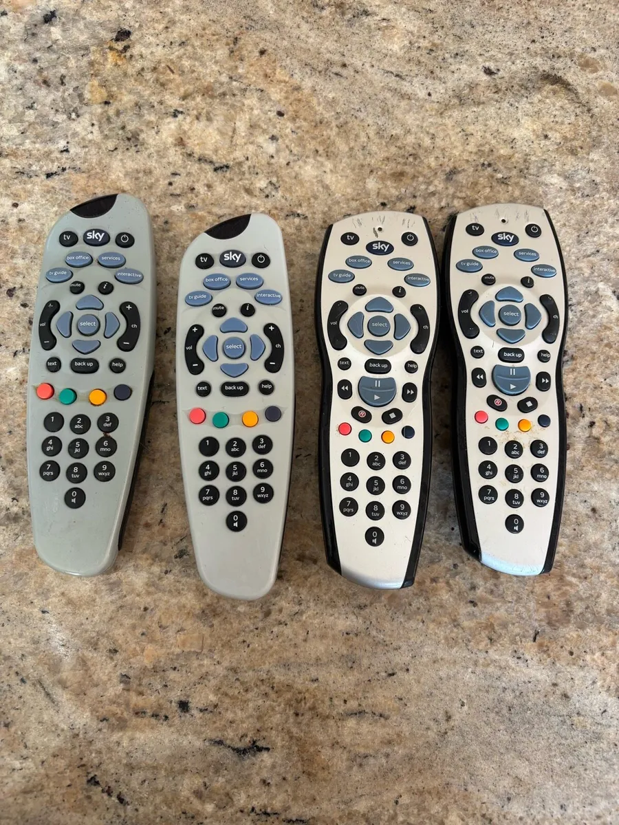 Sky remotes x4