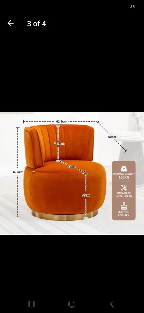 Swivel armchair - Image 3