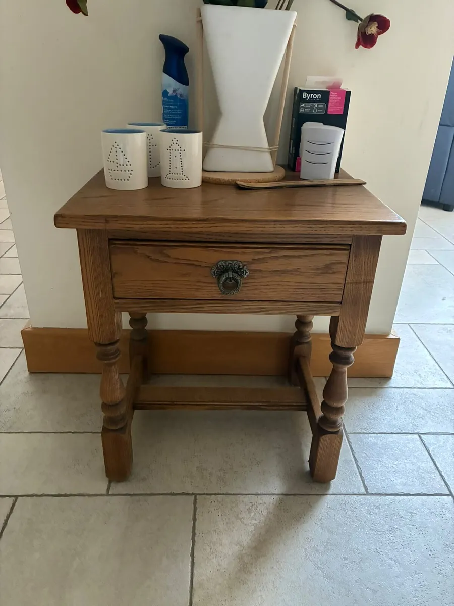 Solid wood table