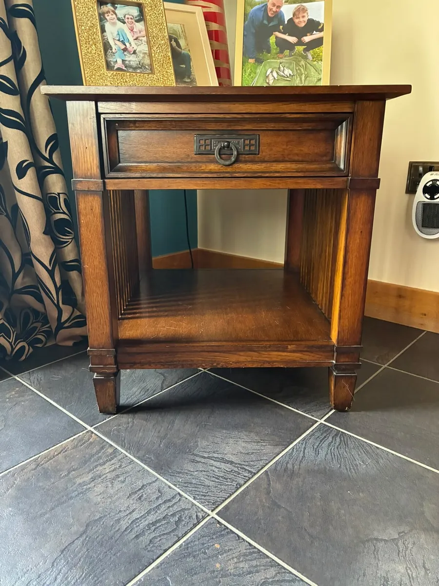 Solid wood, End table