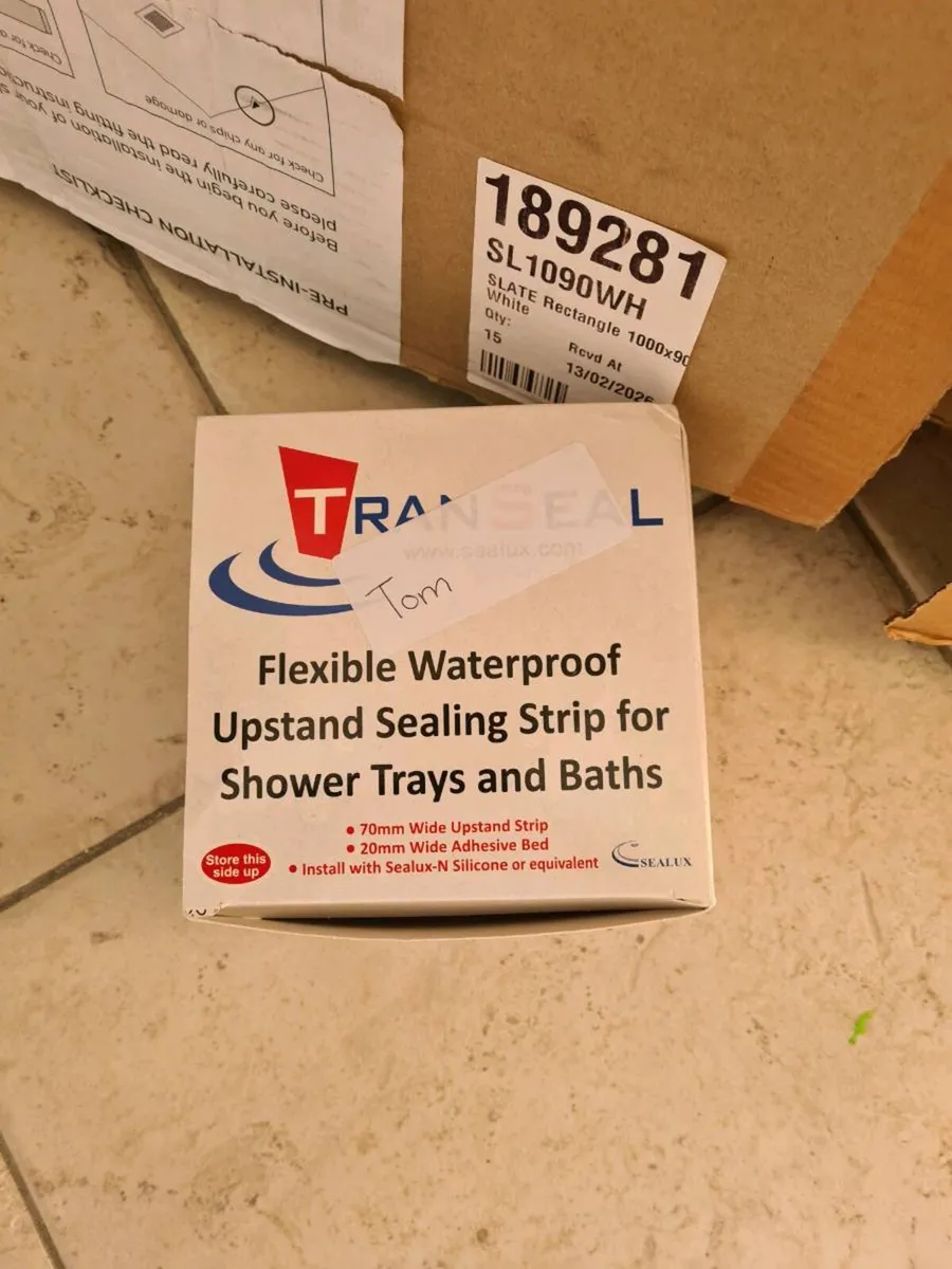 Brand New SONAS Slate Shower Tray 1000 x 900mm - Image 3