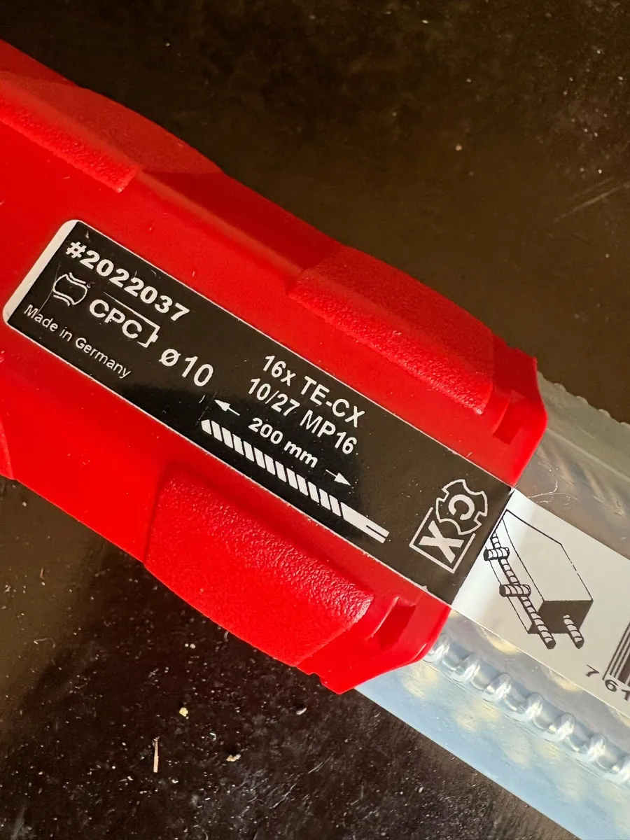 Hilti 10mm x 200mm Drill Bits x16 - Image 3
