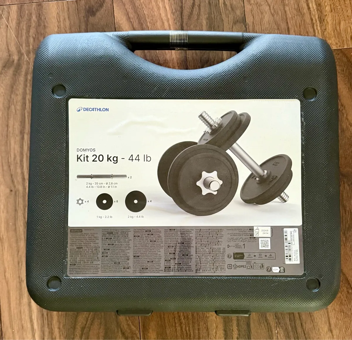 Decathlon Domyos 20kg Dumbbell Weight Kit - Image 1