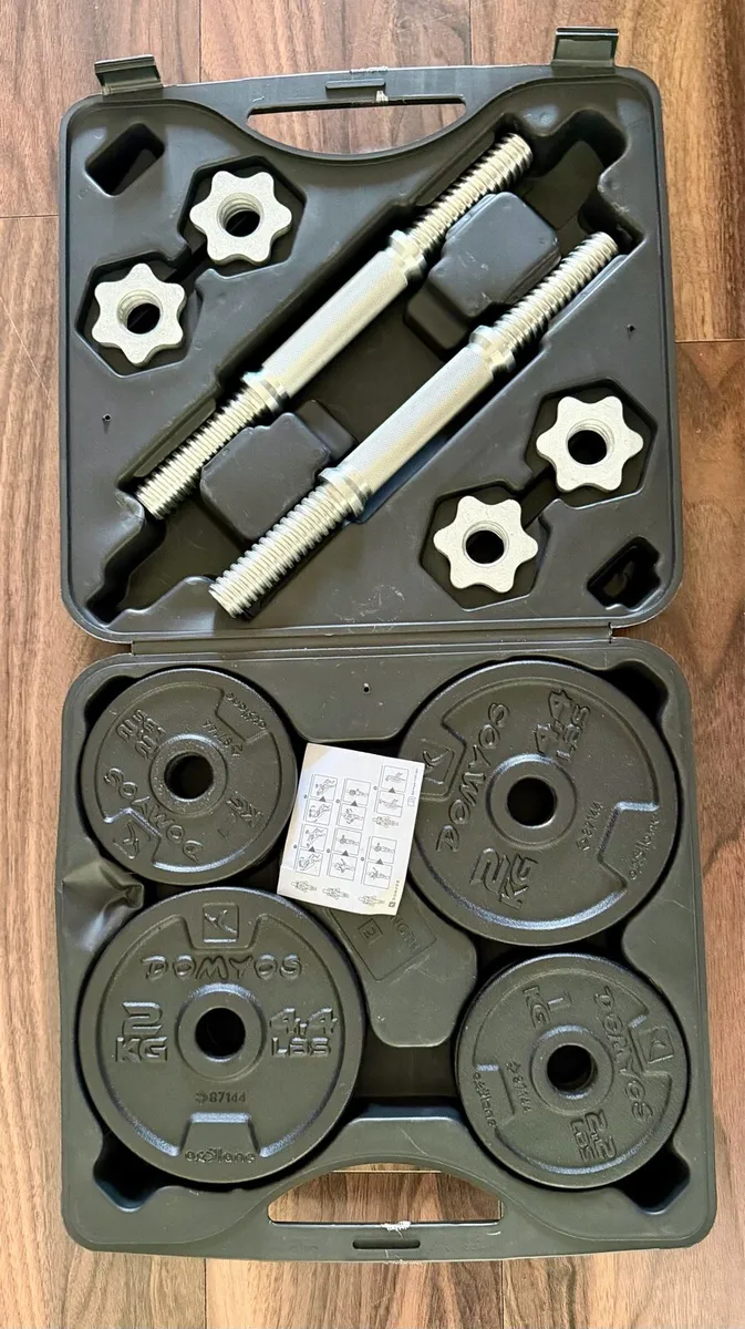 Decathlon Domyos 20kg Dumbbell Weight Kit - Image 4