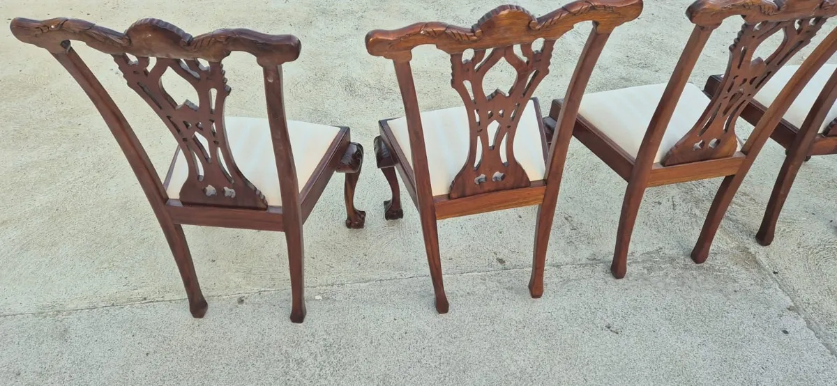 Antique dining chairs - Image 3
