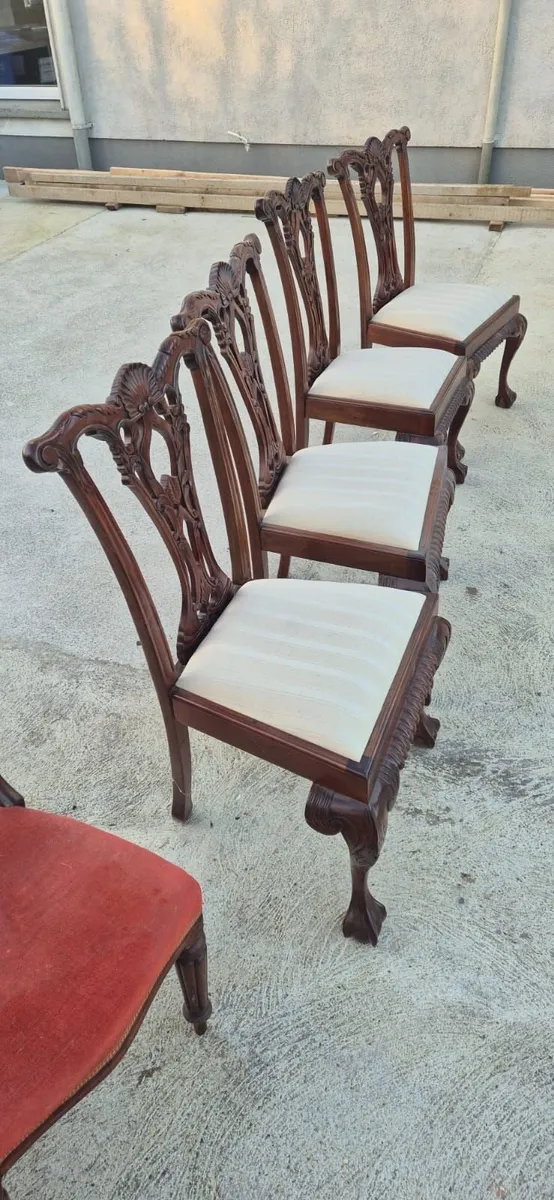 Antique dining chairs - Image 2
