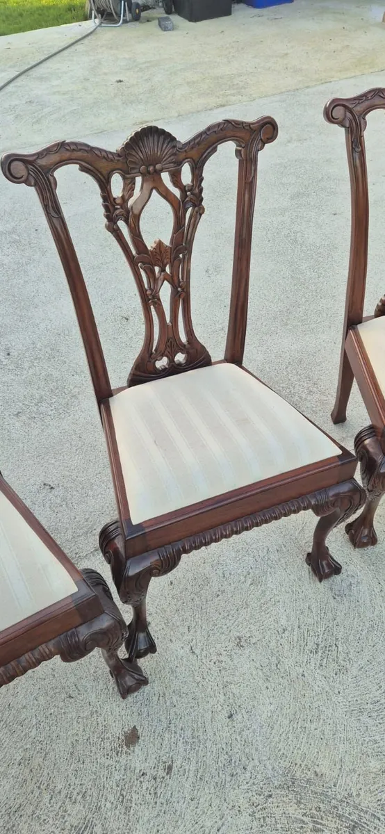 Antique dining chairs - Image 1