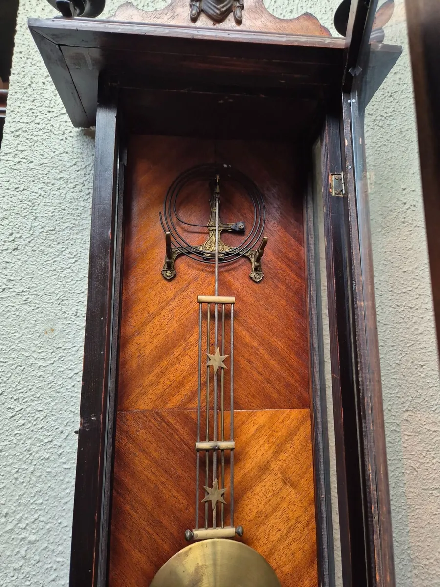 Antique Vienna Regulator Wall Clock c.1890 - Image 4