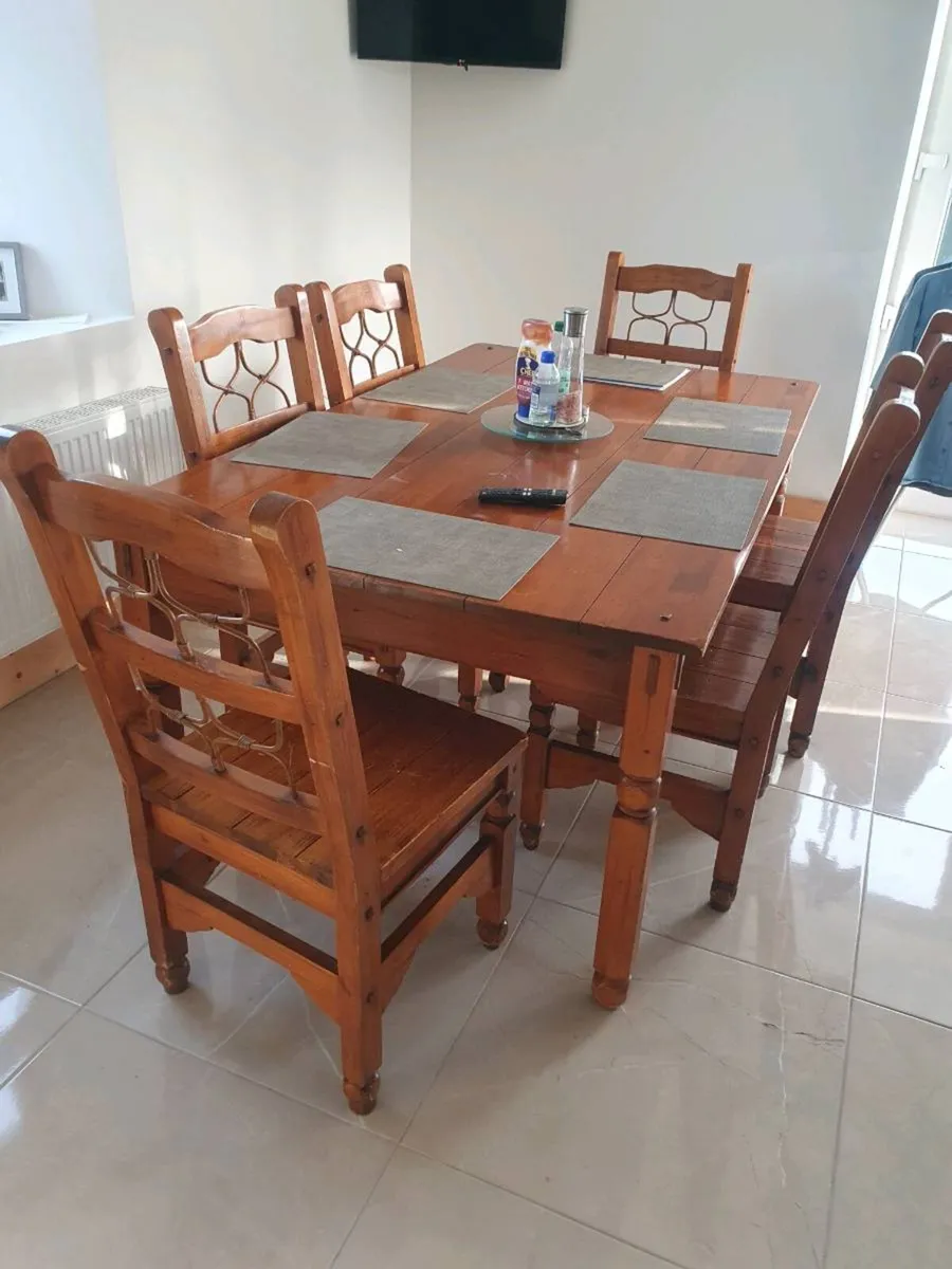 Table and chairs