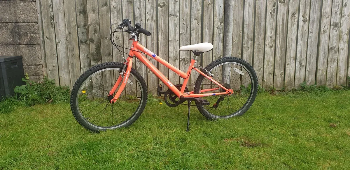 Kids pink 24 inch bike - Image 1