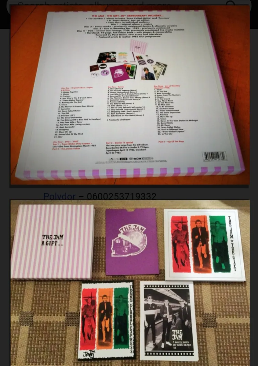 The Jam....A Gift 30th Anniversary Box Set - Image 2