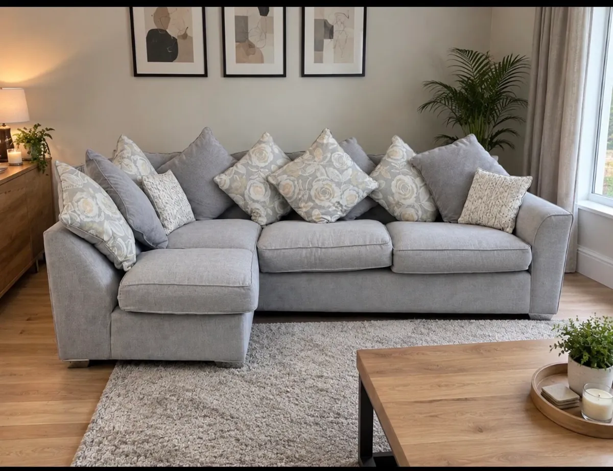Sofabed Grey corner L shaped sofa /couch bed - Image 1