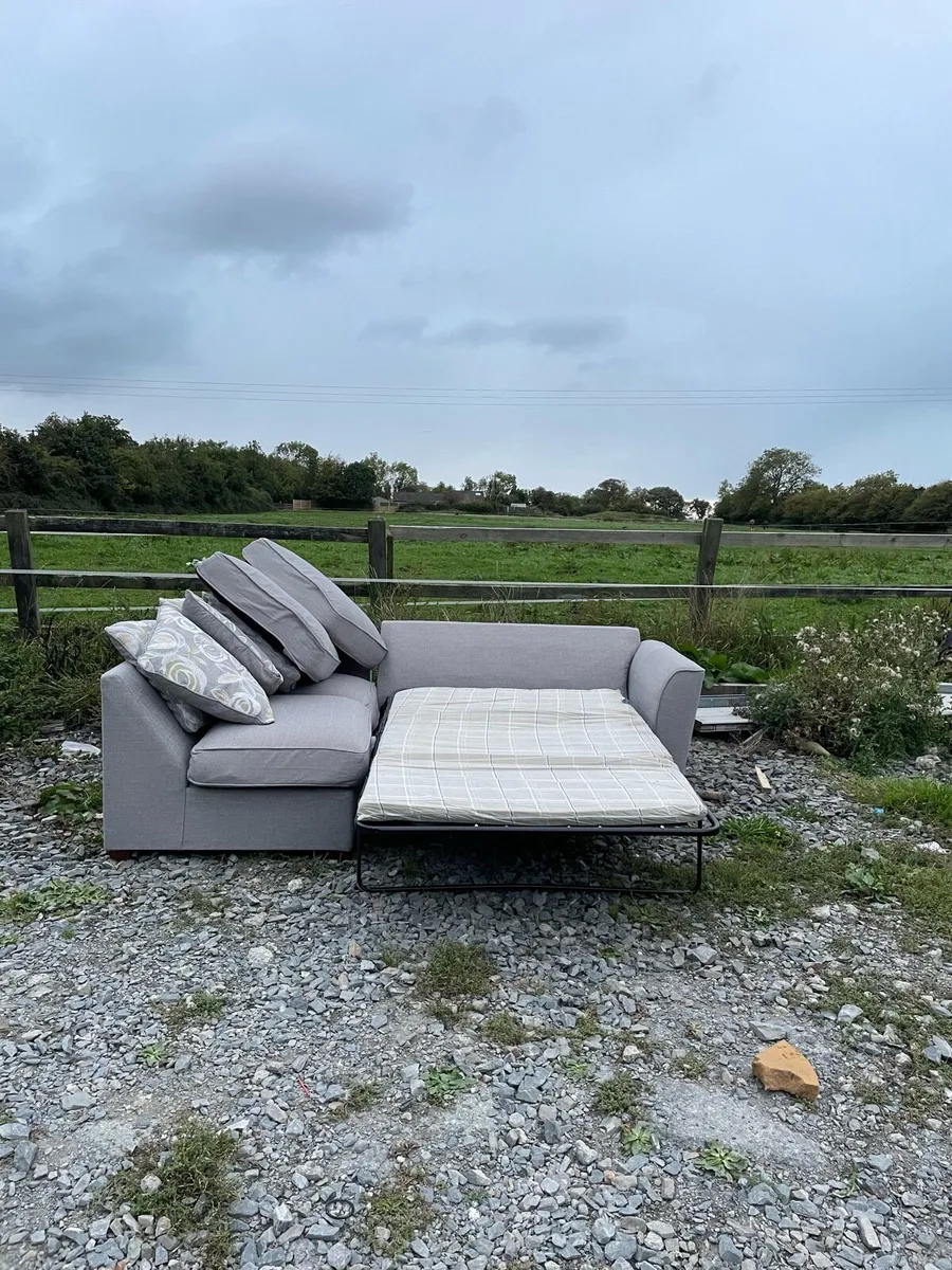Sofabed Grey corner L shaped sofa /couch bed - Image 2