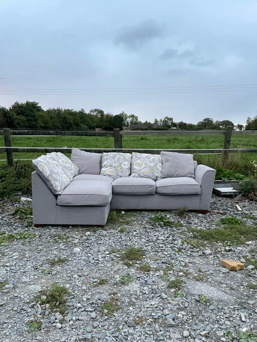 Sofabed Grey corner L shaped sofa /couch bed - Image 3