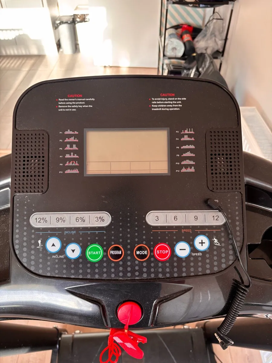 Barely used Folding Treadmil with 12% incline - Image 3