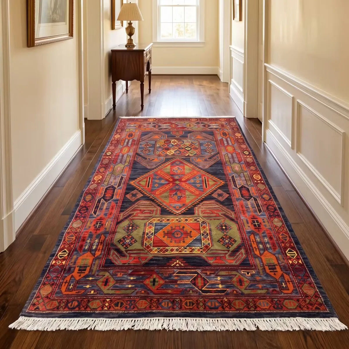 Medium sized wool carpet at a reasonable price - Image 1