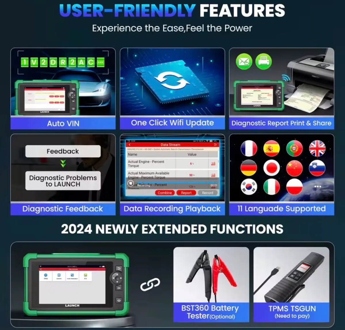 LAUNCH X431 CRP919 EV Advanced Diagnostic tool - Image 4