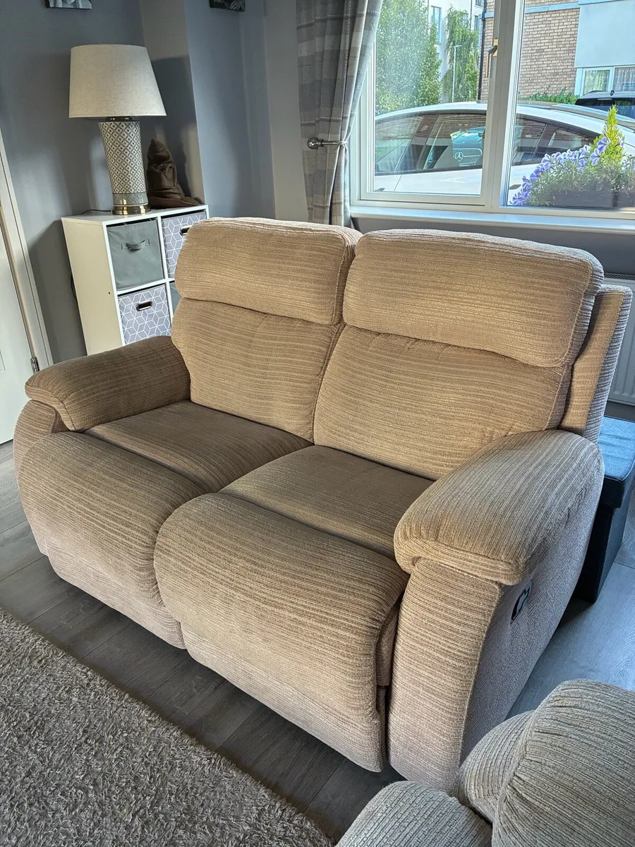 3-piece recliner suite: 3 + 2-seaters + armchair - Image 3