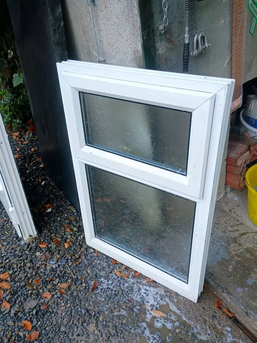 PvC Frosted glass white window - Image 1