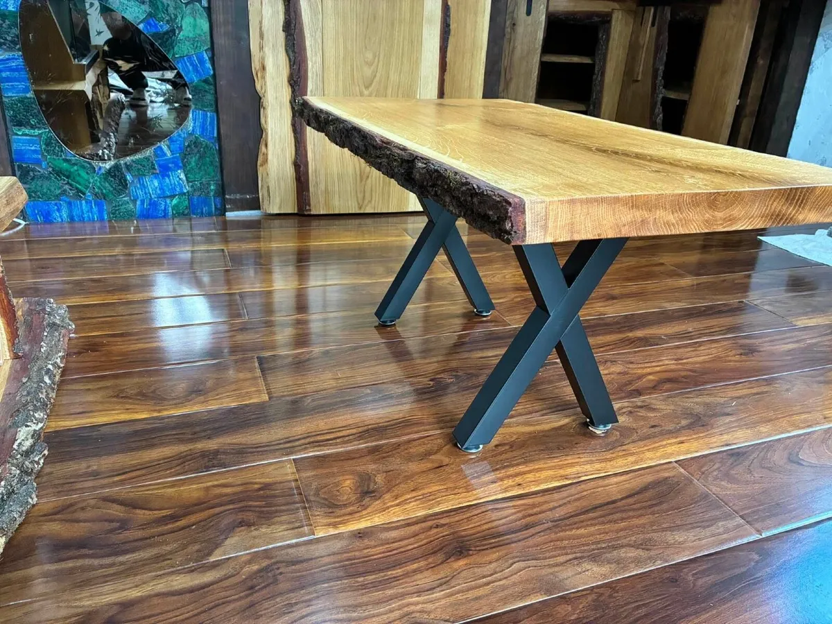 Handmade solid oak tables - Image 3