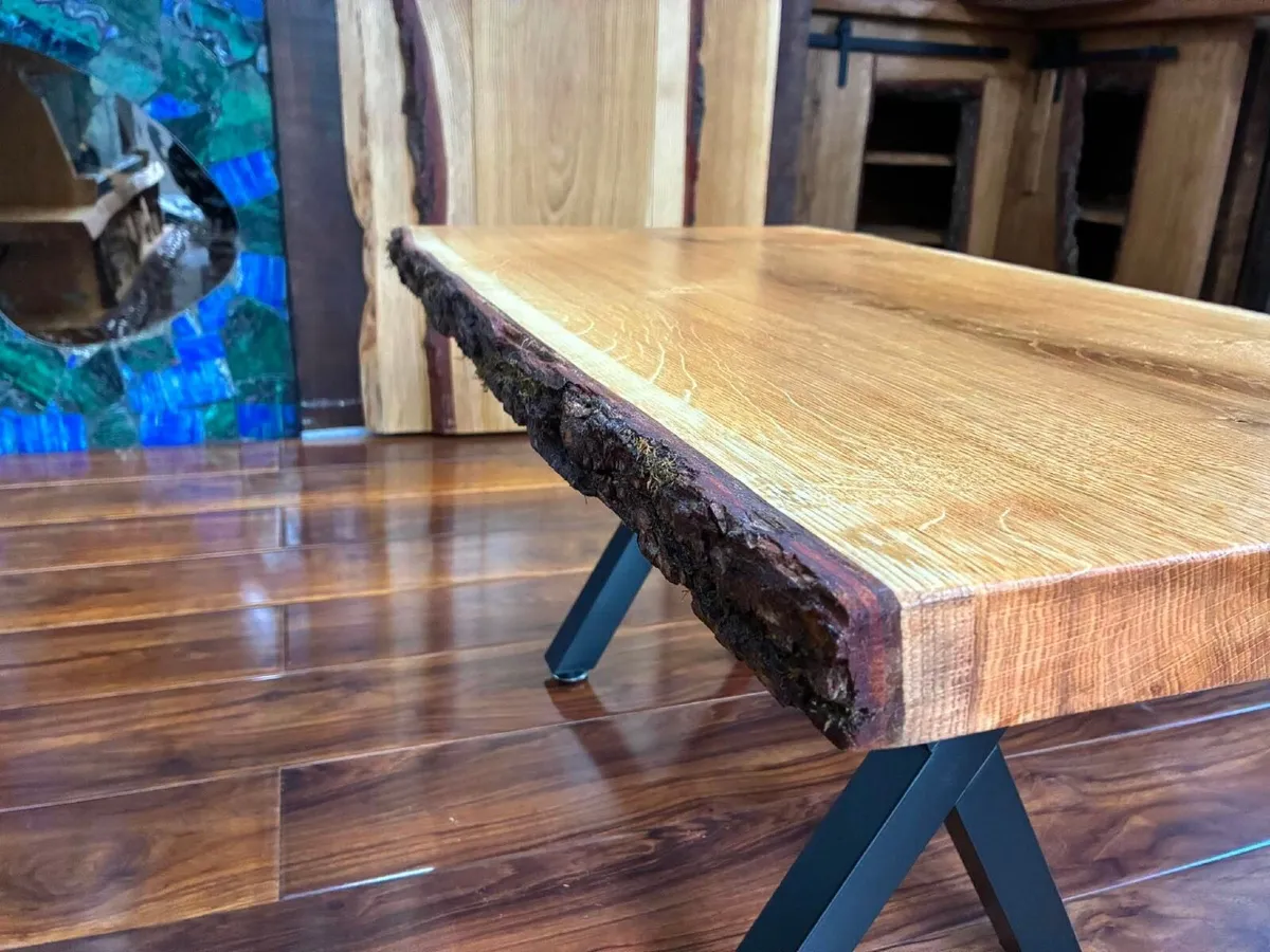 Handmade solid oak tables - Image 2