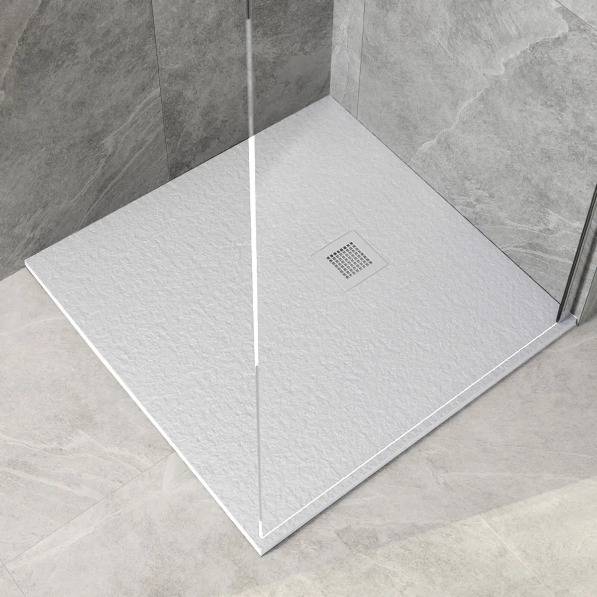 Brand New SONAS Slate Shower Tray 1000 x 900mm - Image 1
