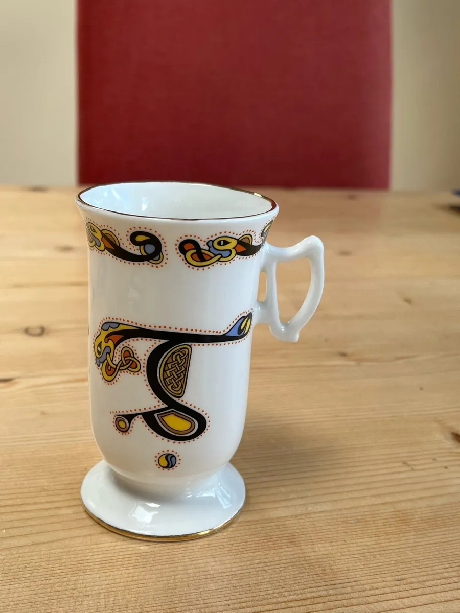 Celtic Illuminative Art Book of Kells Design cup - Image 1