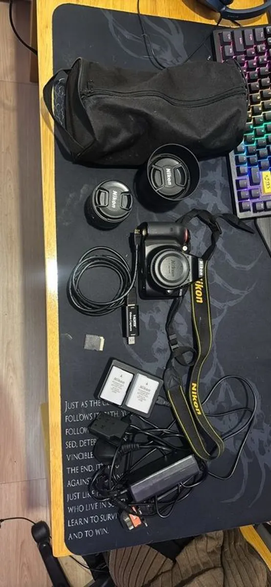 Nikon D3400 DSLR Camera + 18-55mm & 50mm Lenses + 3 Batteries - Image 4