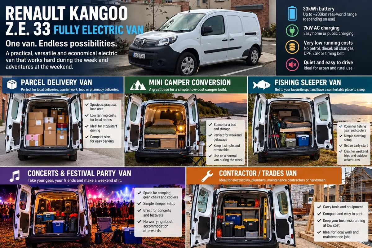 Renault Kangoo Z.E. 2020 Only 2800km - Image 1