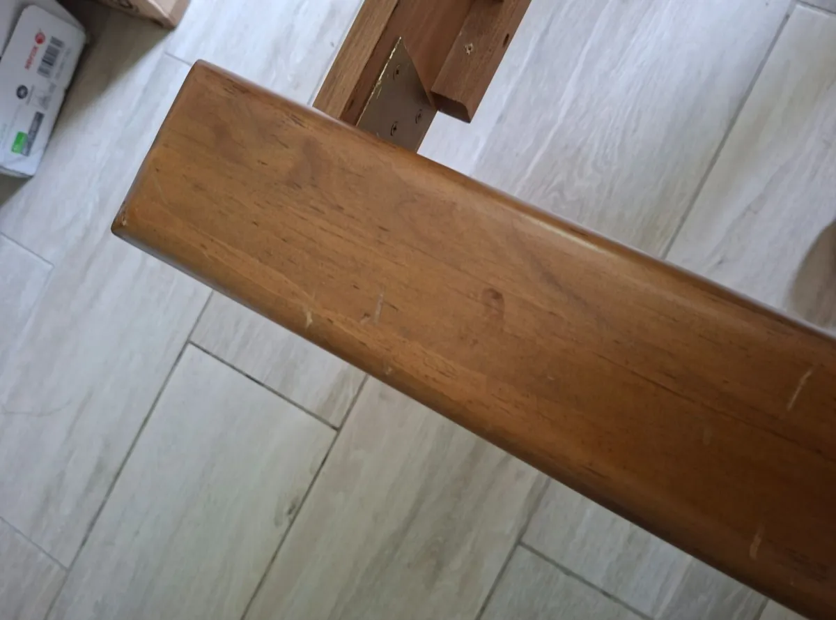 Solid wood, double bed frame - Queen - Image 4