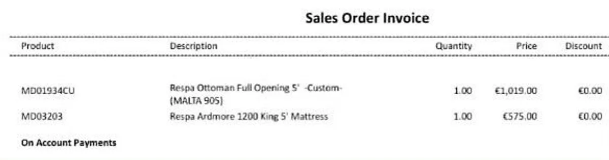 Bed & Mattress (King Size) - Image 1