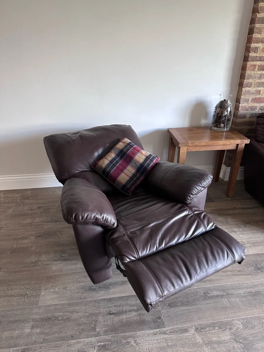 Leather Recliner Armchair - Image 4